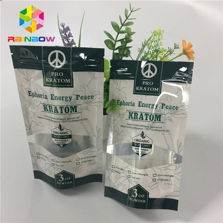 Açılıp Kapanabilir Koku Korumalı Mylar Kilitli Pencereli Torbalar