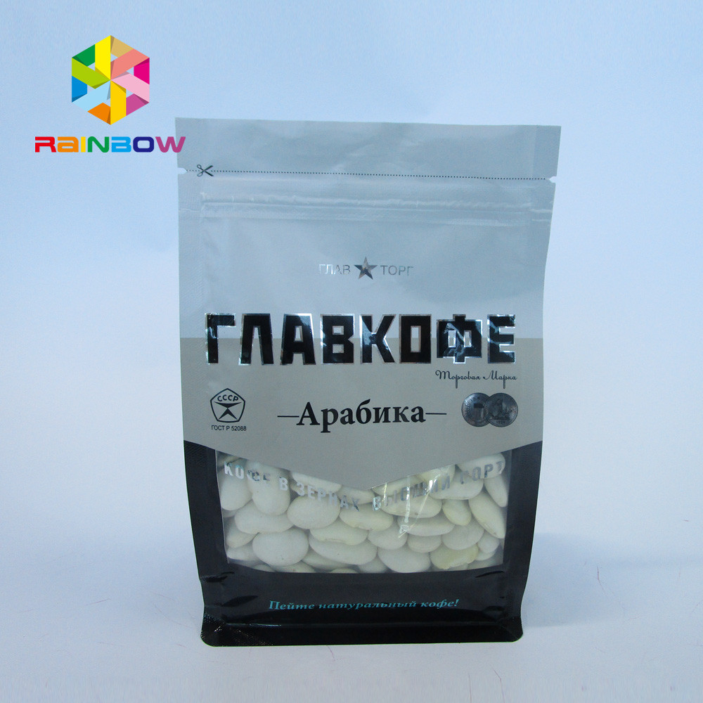 Nut Candy Açılıp Kapanabilir Düz Tabanlı Körüklü Torbalar Sekiz Taraflı UV Baskılı