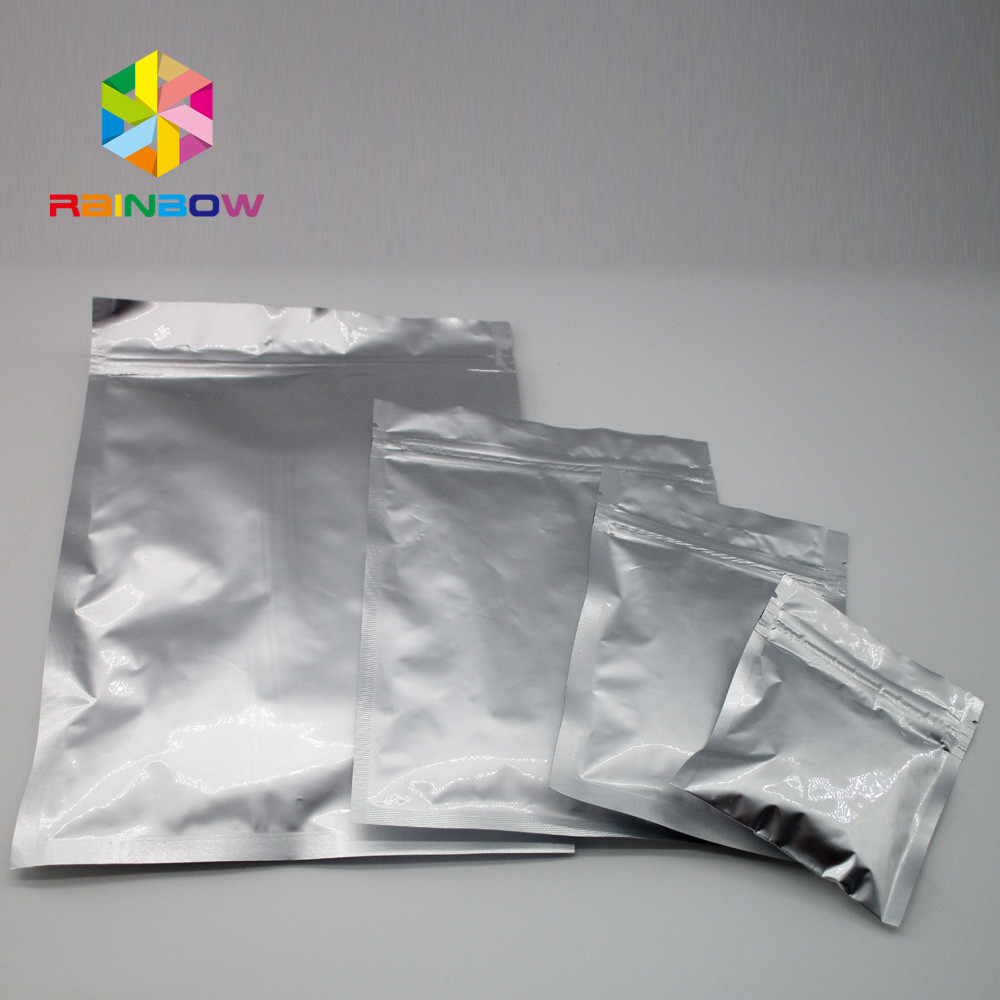 5 Galon Düz Mylar Bariyer Gıda Saklama Folyo Kılıfı 3 Tarafı Mühürlü 10 `` X 14 ''