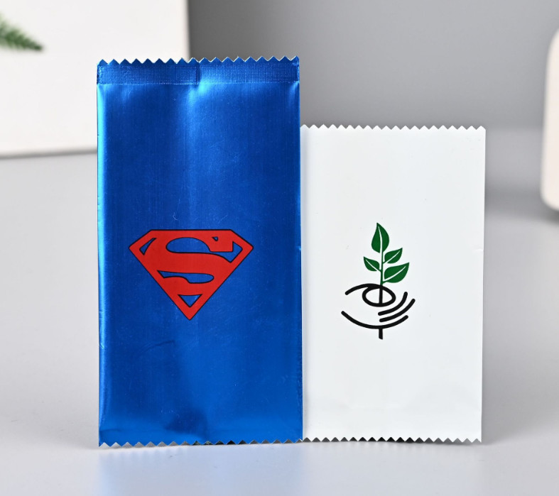 Bisküvi Şekeri Plastik Geri Mühürlü Folyo Torbalar Özel Baskılı Koku Korumalı