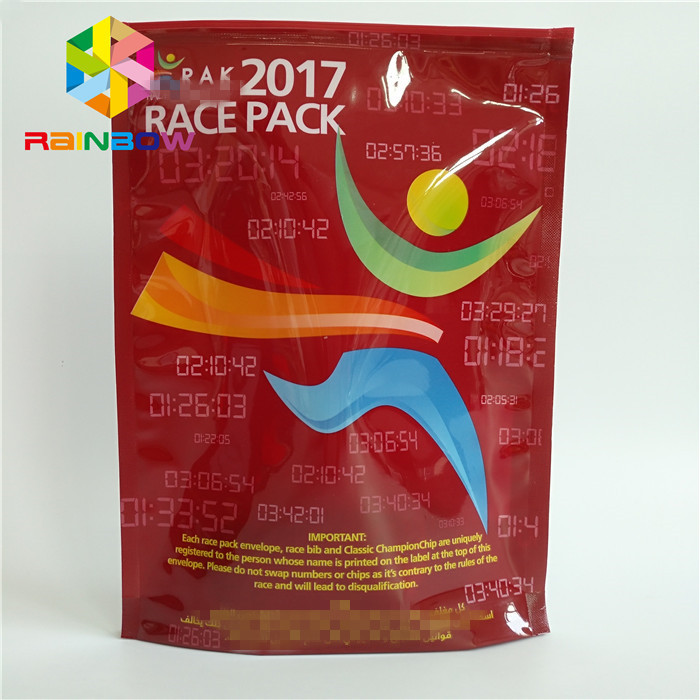 Gıda Sınıfı Alüminyum Folyo Plastik Mylar Standy Fermuar Kılıfı Özel Baskılı