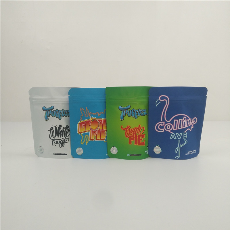 3.5 g Yenilebilir Mylar Torbaları Koku Korumalı Şeker Paketleme Torbası Yumuşak Sakızlı Yenilebilir Çanta