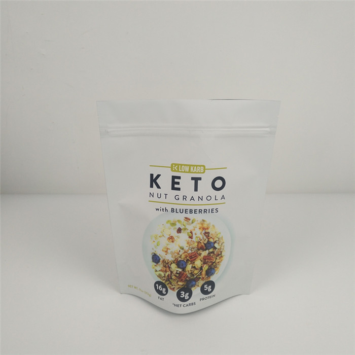 VMPET 120mic Kilitli Stand Up Kılıfı MOPP Gıda Ambalajı Gravür Baskılı