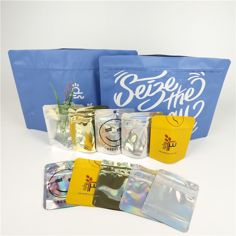 Kurabiye Çiçeği Koku Geçirmez Mylar Çanta Kilitli Çocuklara Dayanıklı Ot Torbası