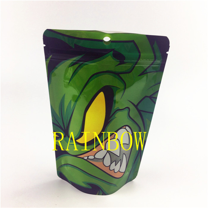 200 adet ADEDI dijital baskı 7g Çocukların açamayacağı ısı mühür alüminyum folyo yenilebilir mylar çantalar özel LOGO ile