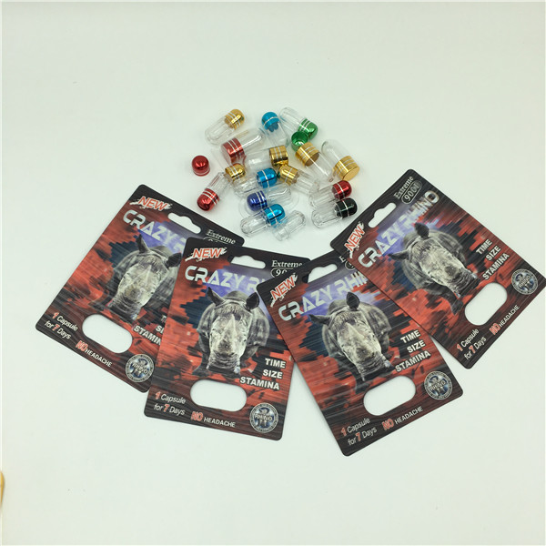 Crazy Rhino 69 Hapları Erkek Cinsel Hap için Ambalaj Kutusu Rhino 7