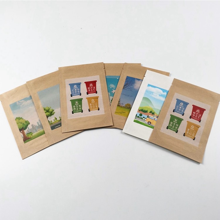 Mısır Nişastası SGS MOPP 50mic Meyve Kağıt Paketleme Torbası PLA Astarlı