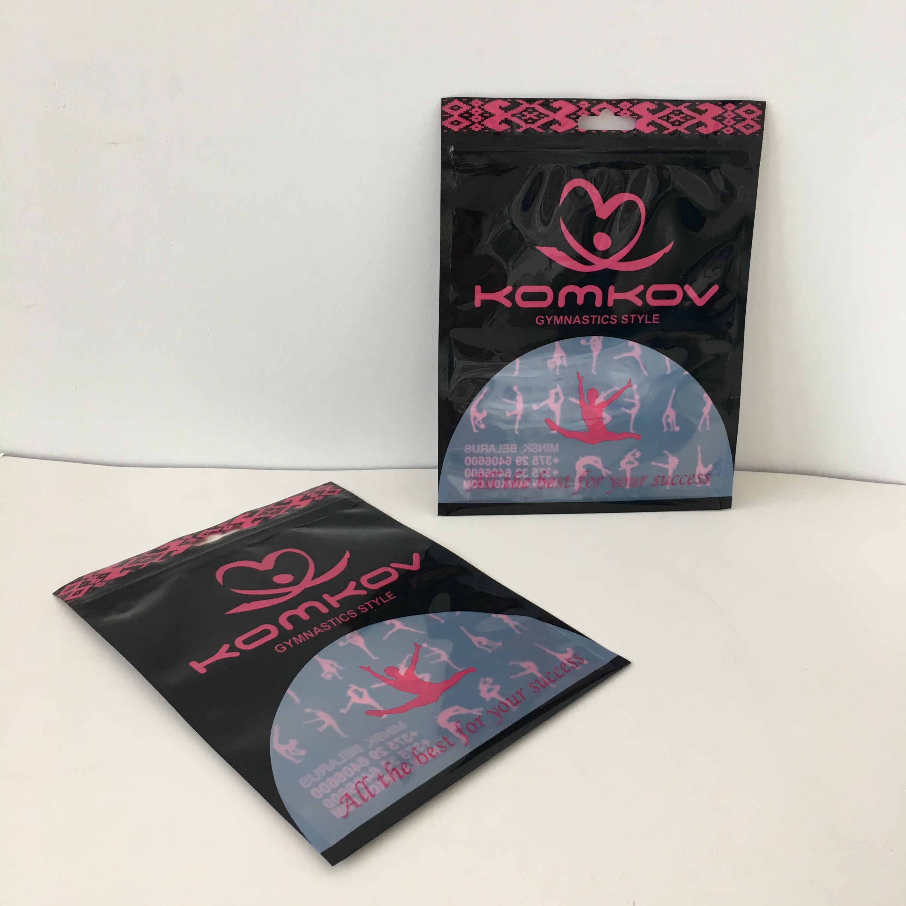 Spor Çorapları CMYK MOPP Giyim Stand Up Poşetleri Su Geçirmez Opp