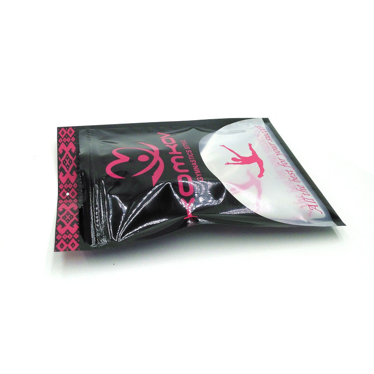 Giyim için 240mic CMYK MOPP Opp Çanta Giysi Fermuar Buzlu VMPET