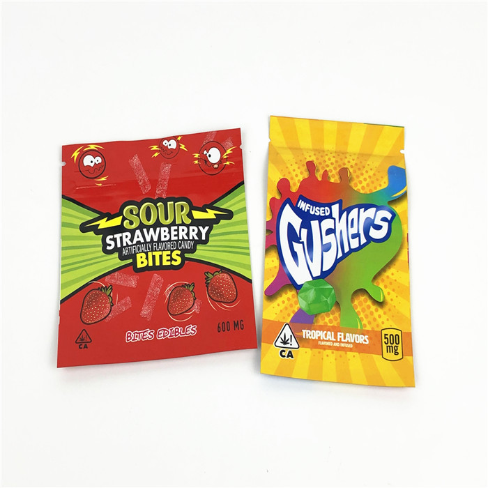 3.5g 7g Yarım Pound Koku Korumalı Mylar Çantalar 120mic Çocuk Korumalı Kilitli Torba