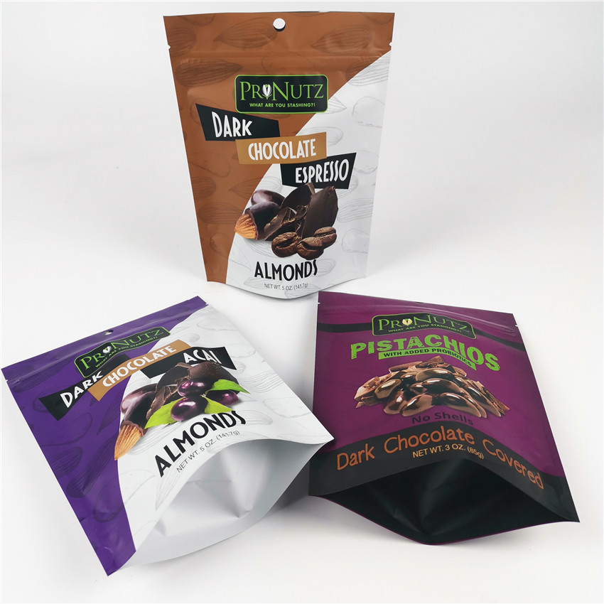 Fıstık Karışımı Kuruyemişleri için 12C PE Lamine Bitkisel Tütsü Ambalaj AL 0.7C