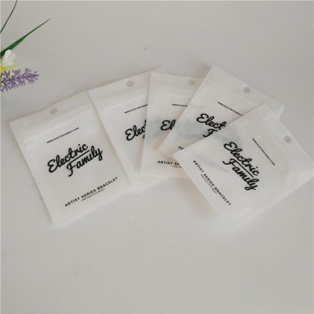 PET NY 200mic CMYK Plastik Torbalar Ambalaj Küpe Bilezik için SGS VMPET