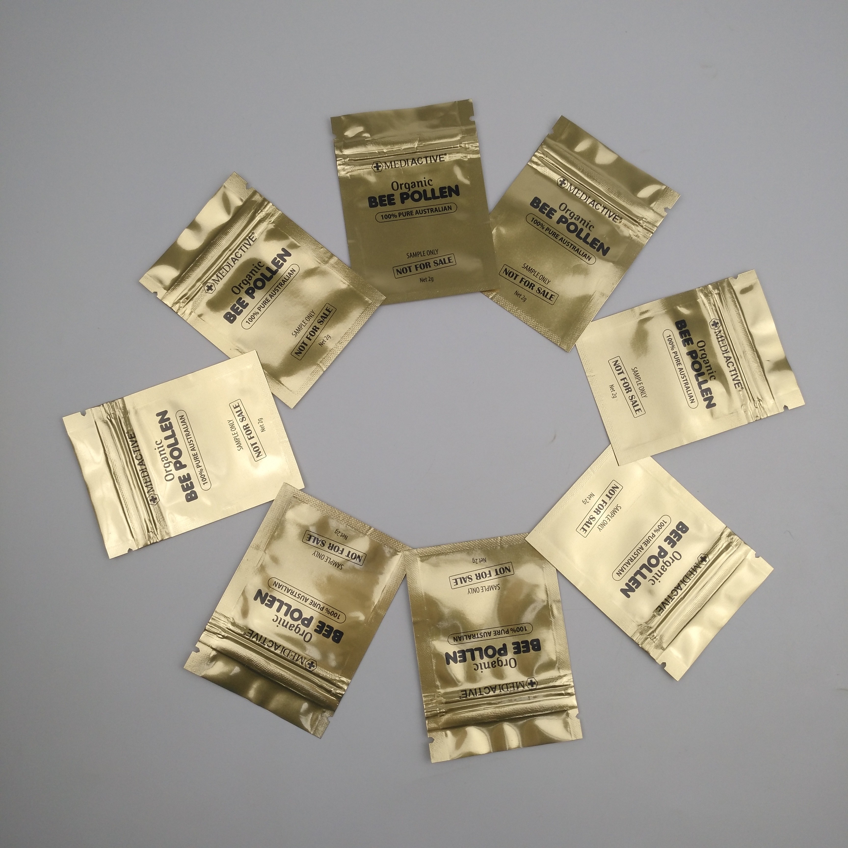 Gravür 100mic CMYK Plastik Torbalar Ambalaj SGS VMPET Düz Fermuar Kılıfı