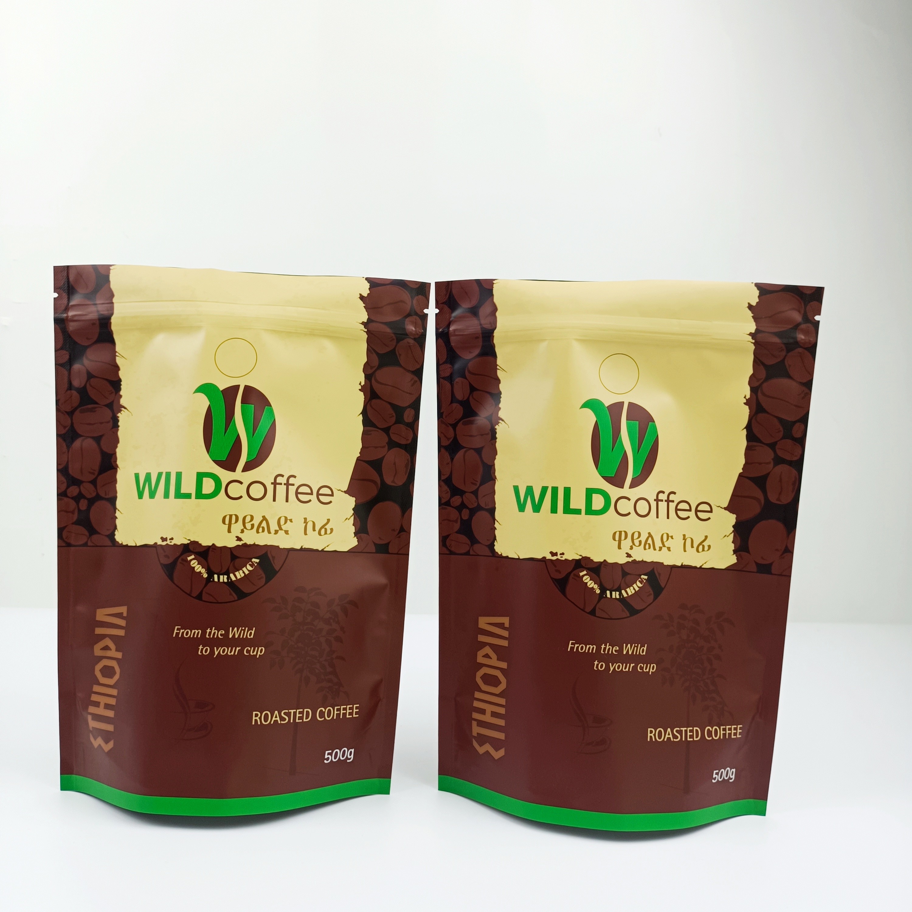 MOPP 200mic SGS CMYK Alüminyum Folyo Torbalar vmpet Damla Kahve Filtre Torbası