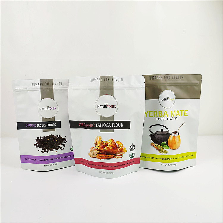 Gravür 120mic Lamine Stand Up Hologram Çantalar VMPET MOPP Plastik Ambalaj Torbası