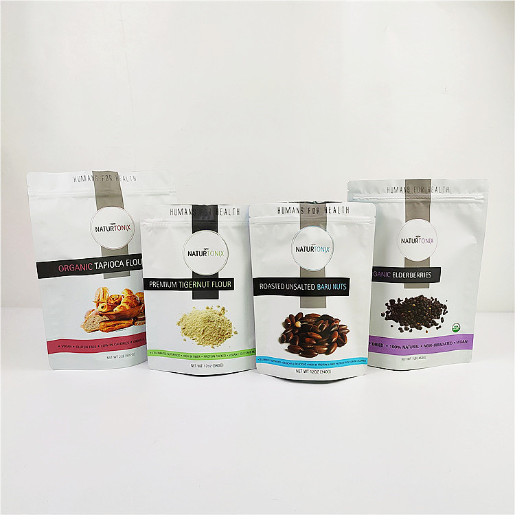 Değerlendirilen 200mic CMYK Alüminyum Folyo Kilitli Torba VMPET THC CBD Ambalaj Torbası