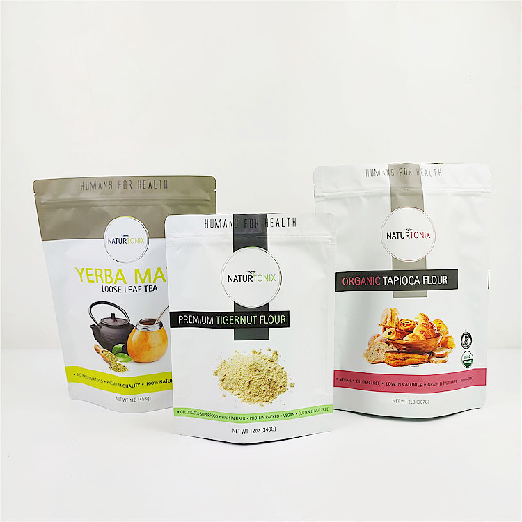 100mic CMYK Plastik Ambalaj Torbaları Tahıl ISO Gravür Mylar Stand Up Kılıfı