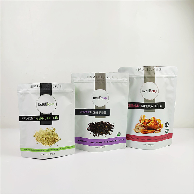 VMPET 90mic Mylar Gıda Paketleme Torbası Alüminyum Folyo Tozu 0.2mm Kalınlık