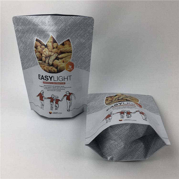 Protein Tozu için 200mic CMYK MOPP Moringa Stand Up Kilitli Torba 1000g SGS