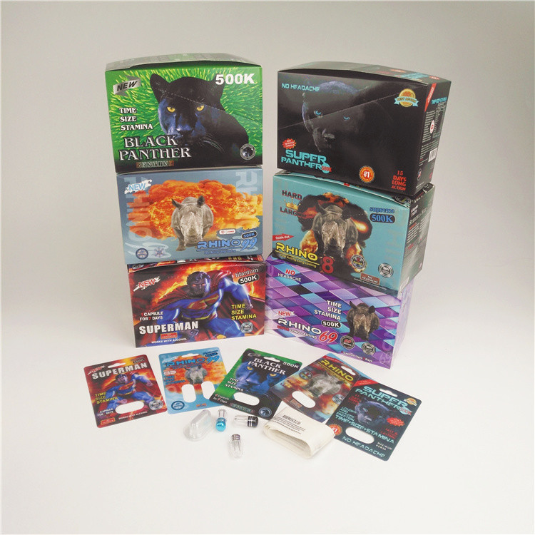 90mic Hap Kağıt Kartları 3D Kart Rhino 7 Plastik Kapsül Blister Holografik