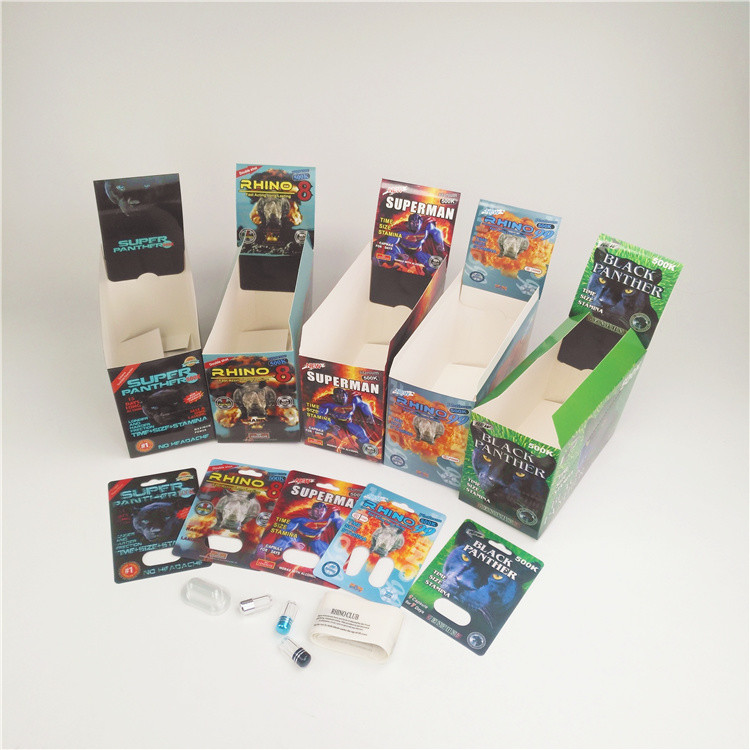 90mic Artırıcı Hap Blister Kartı Pantone CYMK CMRK Ekran Kutulu