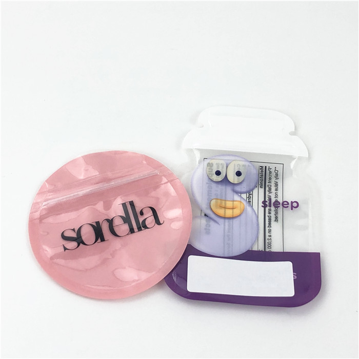 CMYK Die Cut Mylar Folyo Çantalar MOPP Gummies Candy Yenilebilir İçin 100mic Parlak