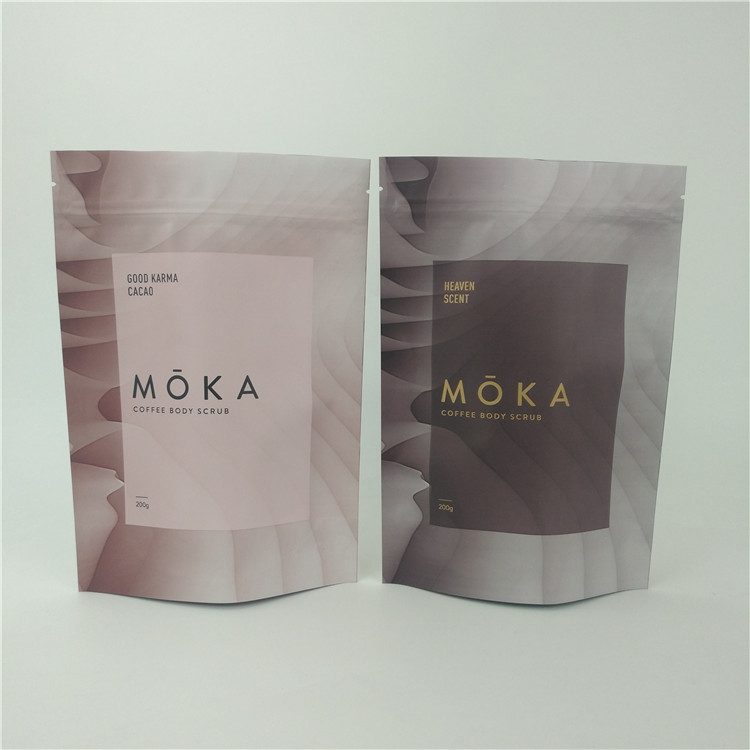 MOPP Makyaj Plastik Torbalar Ambalaj VMPET AL Kendiliğinden Duran 1.2C MPET