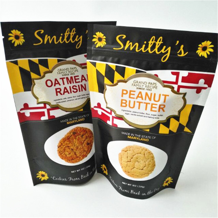 Snake Doypack Gıda Ayaklı Torbalar 12C CMYK MOPP Plastik Fermuarlı Çanta