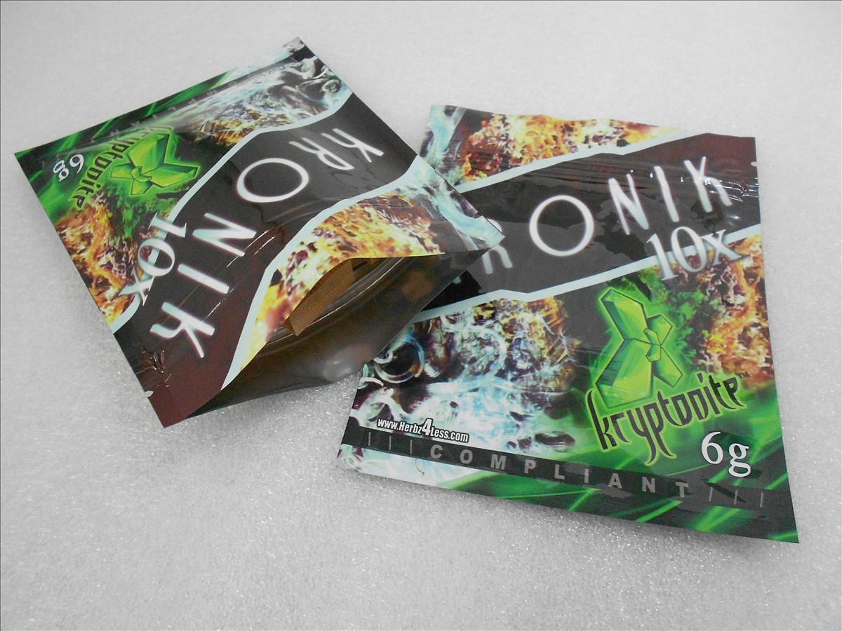 100 mikron PET / VMPET / PE Bitkisel Tütsü Ambalaj Torbaları