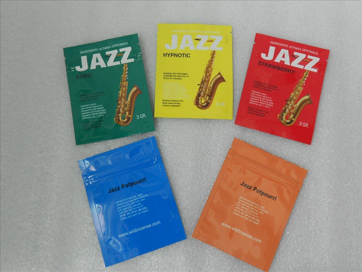 CMRK veya Pantone Baskı ile PET / VMPET / PE Bitkisel Tütsü Ambalaj Torbası