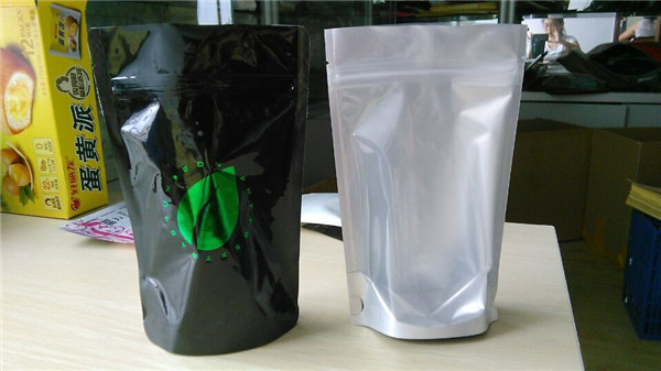 Pirinç Ambalaj için Fermuar Ve Alt peş ile Özel Baskı Folyo Kılıfı Ambalaj