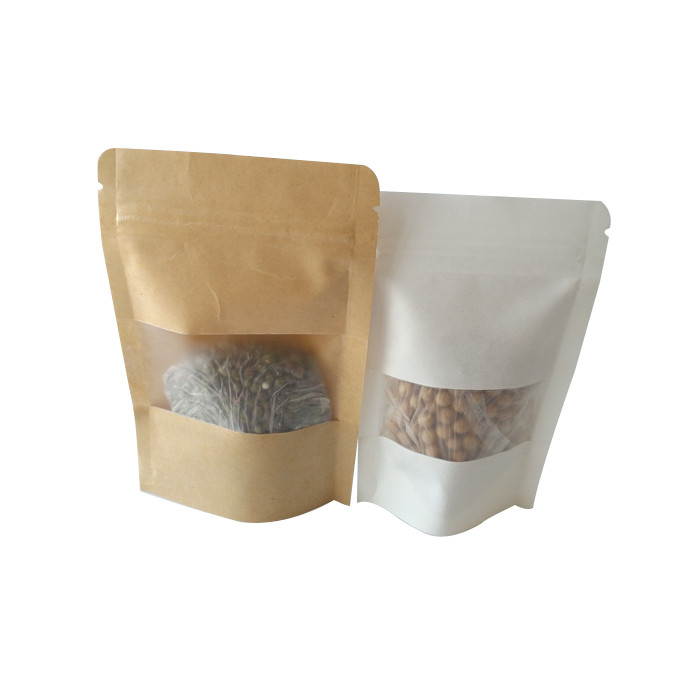 Kullanımlık Aperatif Çanta Ambalaj Özel Baskılı Kraft Gıda Stand Up Kılıfı SGS Sertifikalı