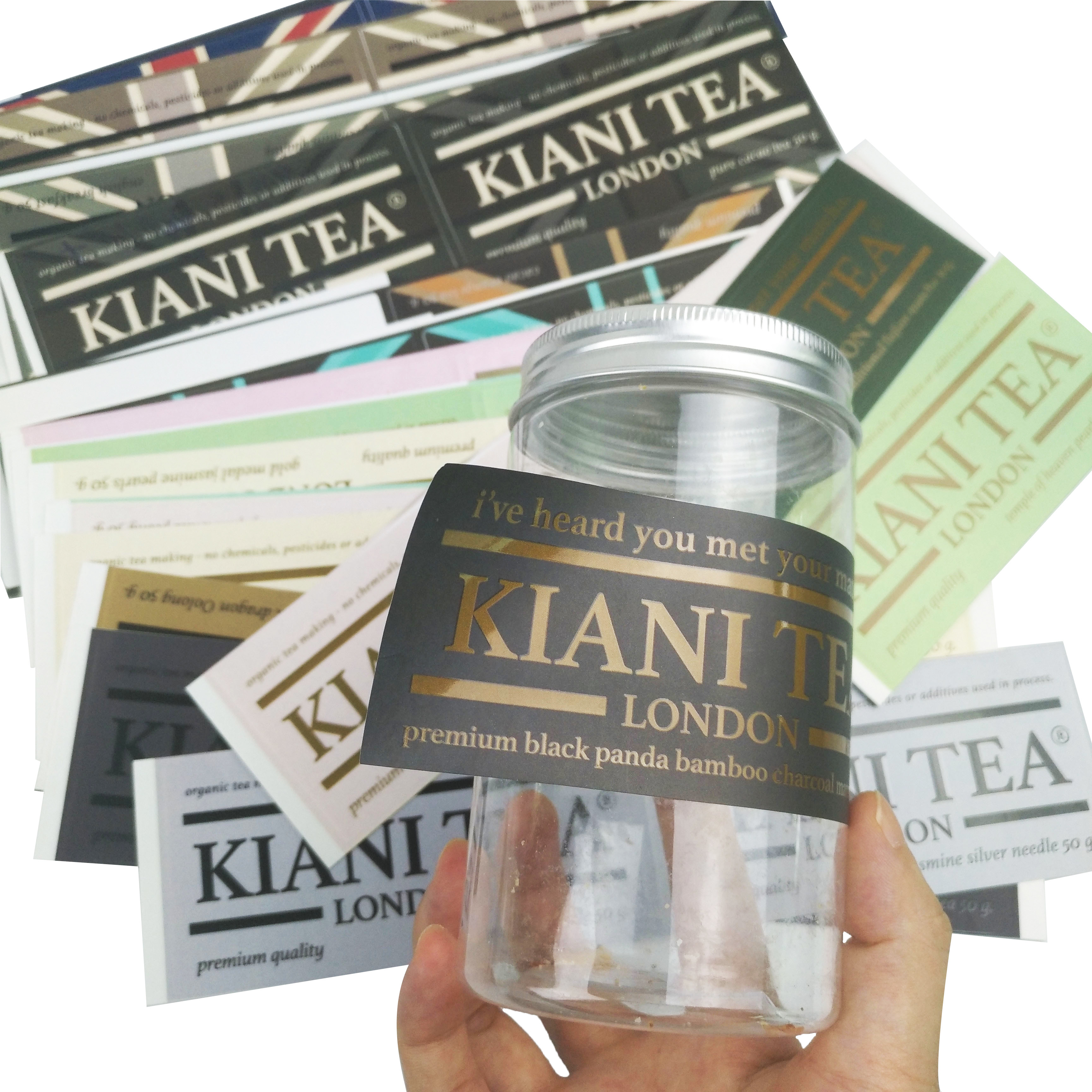 Benzersiz Özelleştirilmiş Yapışkan Su Geçirmez Etiket Gıda Ürünü Su Şişesi Özel Logo Baskılı Etiketler Etiket