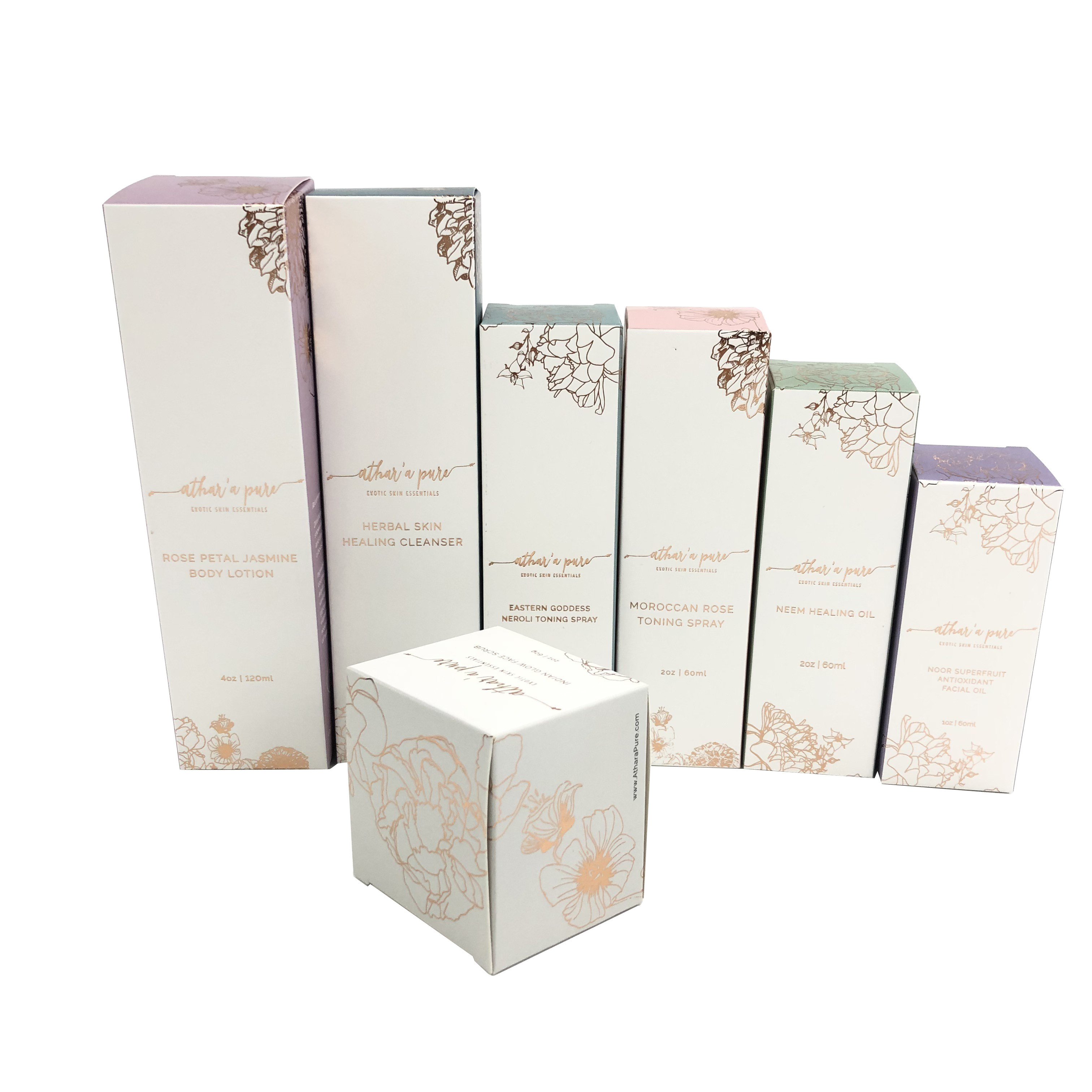 Kozmetik Ambalaj Kağıt Kutusu Geri Dönüşümlü Renkli Baskı Logosu Altın Folyo Damgalı Özel Kirpik Ambalaj Kutusu