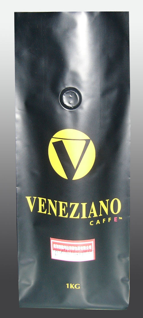 Simli Vakum Contası Çay Poşetleri Ambalajı Mat Finish Gaz Alma Valfiyle Ayağa Kalkar