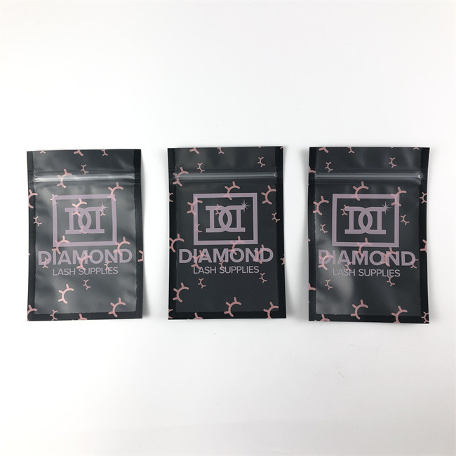 Yeniden Kapanabilir Mylar Alüminyum Folyo Zip Kilit Plastik Torba Üç Taraflı Conta