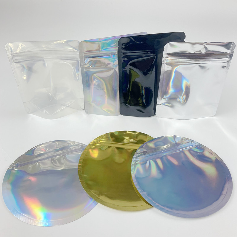 4 X 6 Mylar Özel Şekil Çocuklara Dayanıklı Fermuarlı Stand Up Kılıfı