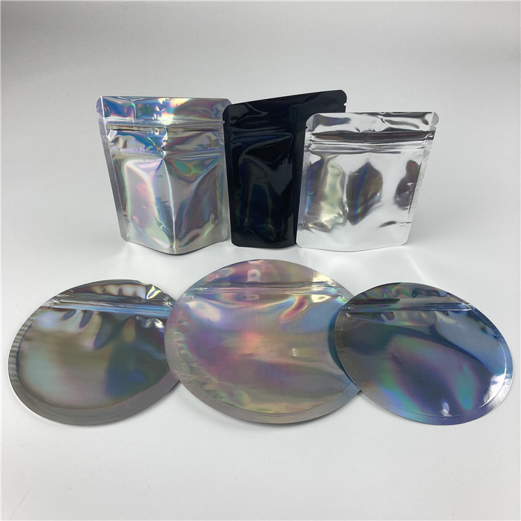 Plastik Yuvarlak Ayaklı Fermuar Kılıfı Runtz Edibles Kalıp Kesim Şekilli Mylar Çanta 3.5g