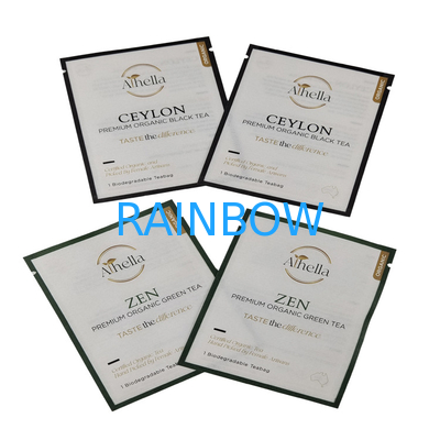 Çay için özel komposta edilebilir küçük boyutlu çanta Kahve tozu Biyodegradable Kraft Kağıt Çantası Gummy için
