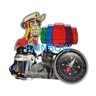 Yenilebilir 3.5g Mylar Poşetler Ziplock Özel Şekilli Şeker Ot Bisküvi Sakızlı Ambalaj
