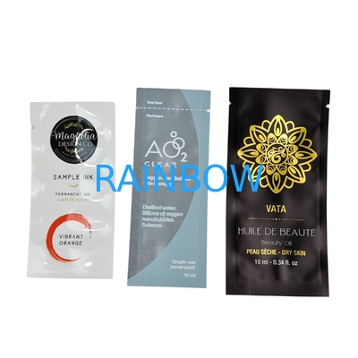 Cilt Bakımı Yüz Kremi Losyon Temizleme Cilt Bakımı Örneği Ambalajı için Kozmetik Saşe 1ml 2ml 5ml 10ml Plastik Torba