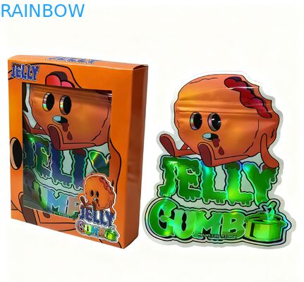 Atıştırmalık Paketleme için Özel Baskılı 3.5g Yeniden Kapatılabilir Mylar Poşetler Dik Durabilen Ambalaj Poşetleri