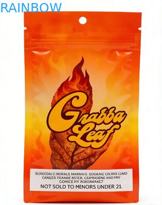 Tütün Kesesi ve Bitkisel Tütsü Ambalajı için Çocuklara Dayanıklı Gıda Sınıfı Koku Geçirmez Mylar Çanta