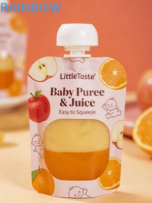 Püre Yoğurt Meyve Bebek Suyu Bebek Tamamlayıcı Gıda Şekilli Ağızlı Poşet Plastik Torba İçin Özel Ağızlı Poşet 30ml