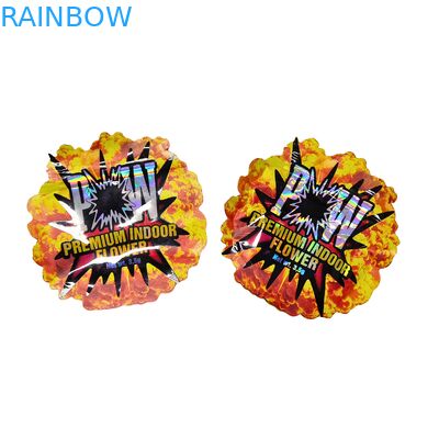 Özelleştirilmiş Holografik Kokusuz Çocuk Kanıtlı Mylar Çantaları Atıştırmalık Paketleri için Yeniden Kapanabilir Fermuarlı